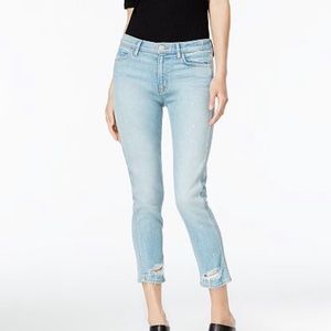 Hudson Savy Midrise Straight Crop